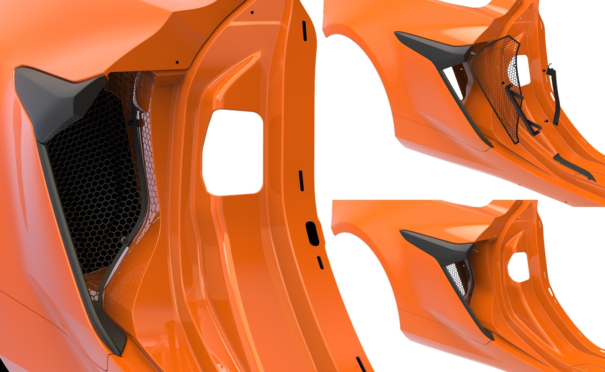 Z06 / E-Ray Side Intake Guards