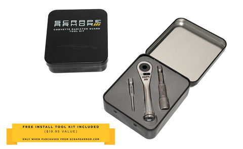 Scrape Armor Radiator Guards - Corvette C8 Stingray