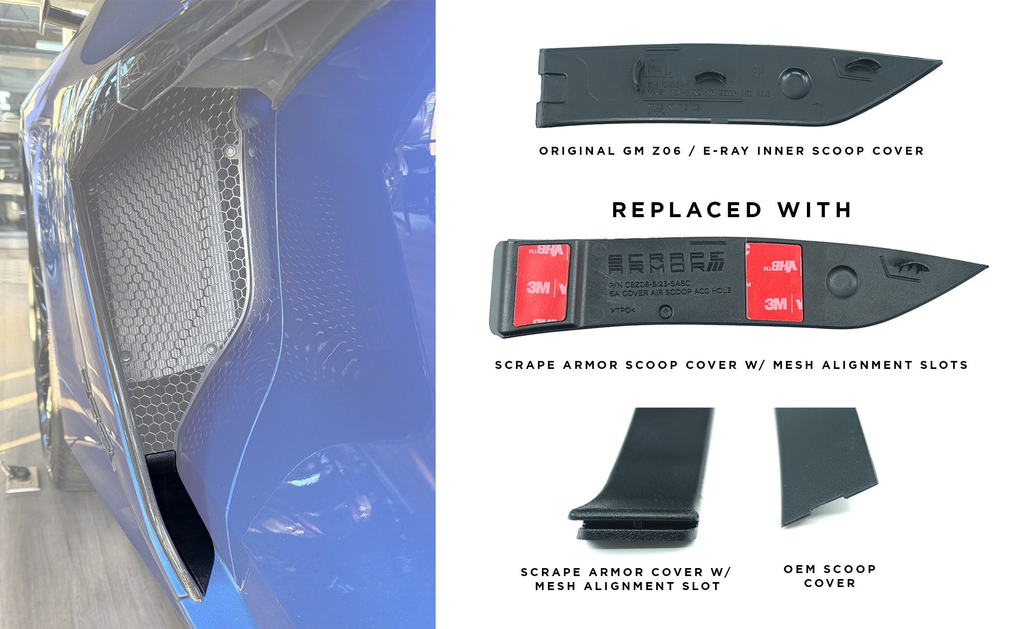 Z06 / E-Ray Side Intake Guards