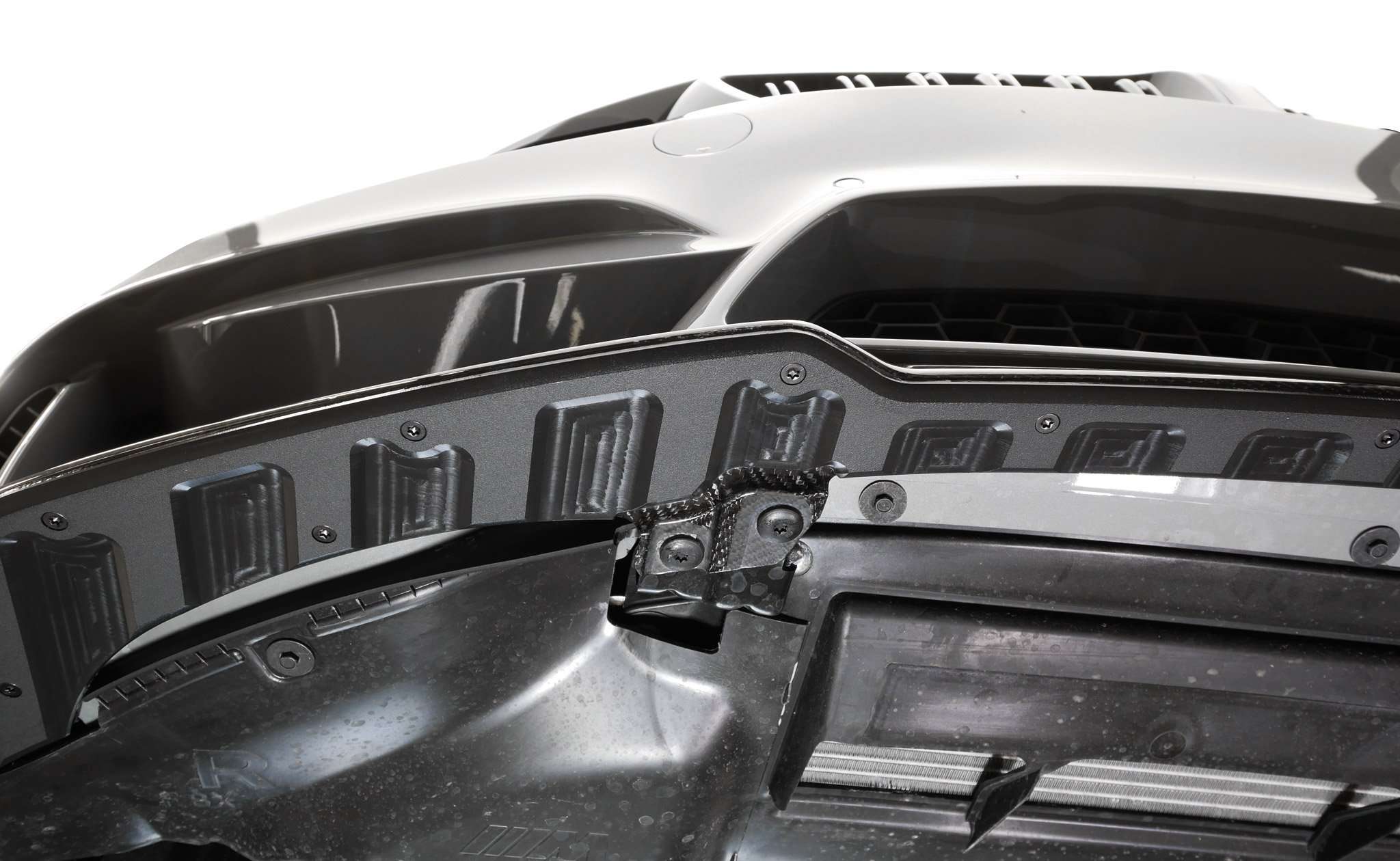 BMW M3 CS Scrape Armor skid plate bumper protection.