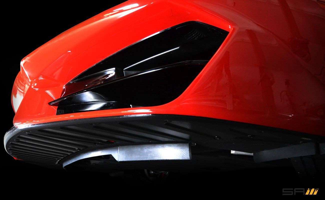 Lamborghini Spyder Scrape Armor Bumper Protection Skid Plate