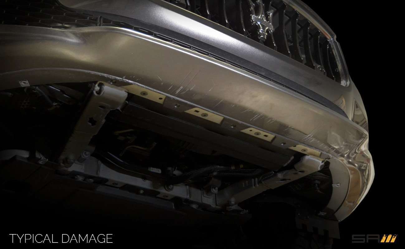 Front Under Bumper Scrape Protection Maserati Ghibli Scrape Armor
