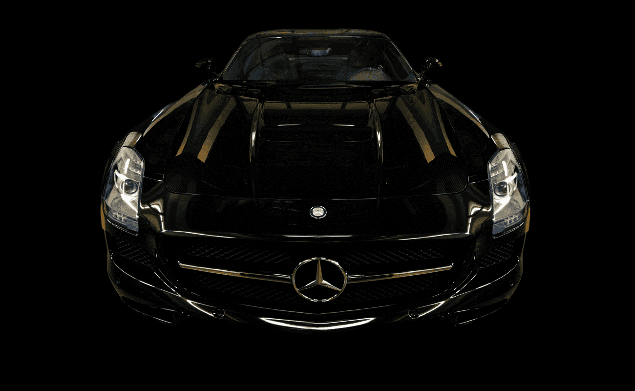 Scrape Armor Bumper Protection - Mercedes-Benz SLS AMG Coupe 2009-2014