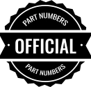 Official GM Part Numbers badge