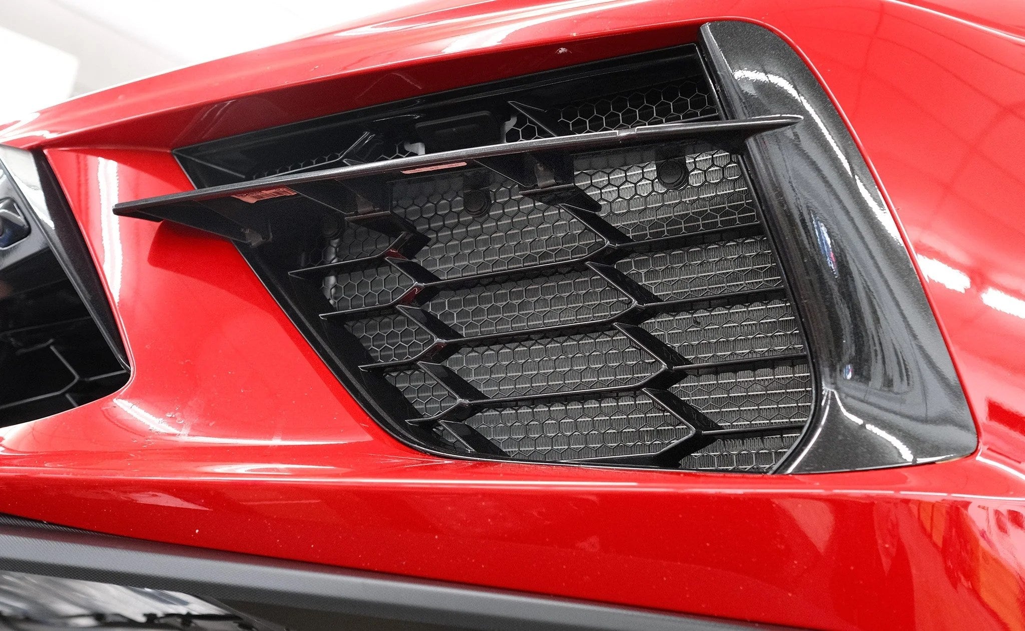 Corvette protected with Scrape Armor guard